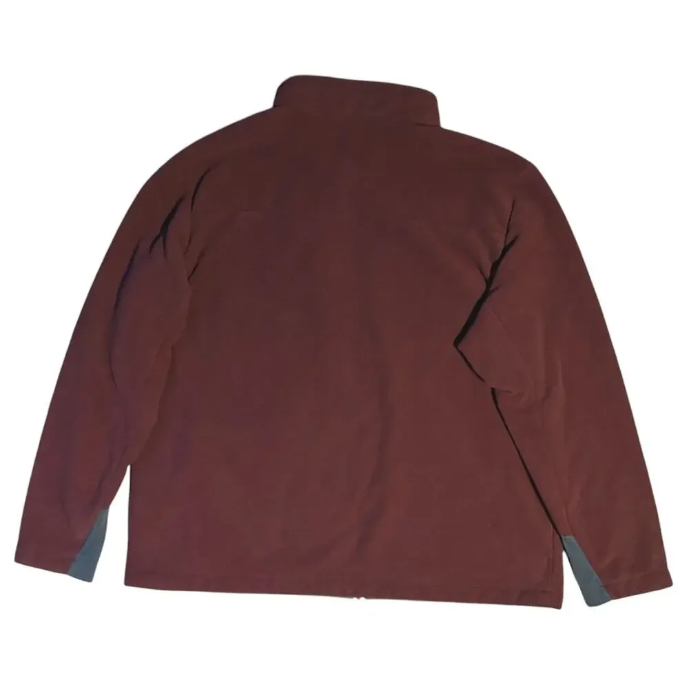 The North Face Chimborazo Full Zip Fleece Men's Burgundy Jacket 2XL140